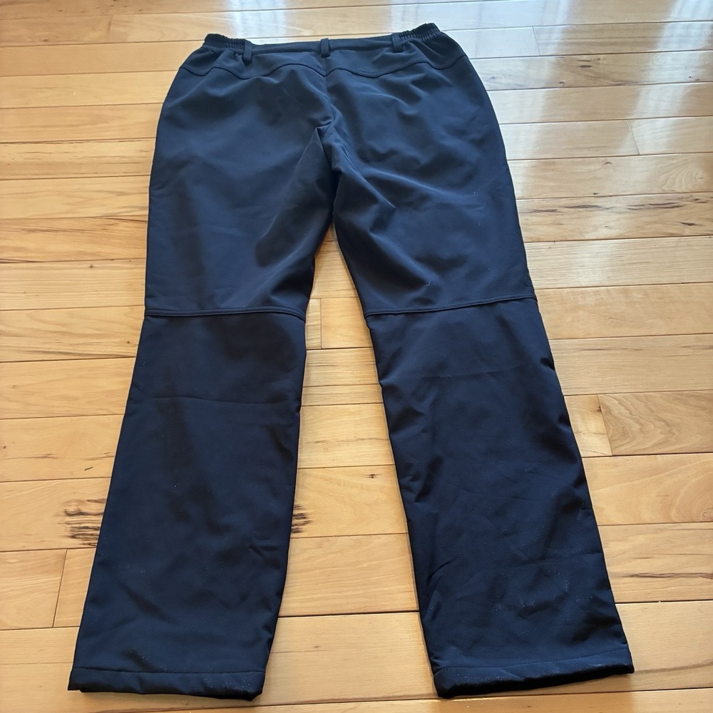 CAMEL CROWN Men's Waterproof Windproof Softshell Fleece Lined Pants Size Large - Picture 2 of 5